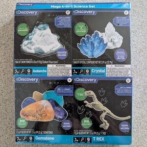 Discovery Mega 4-in-1 Science Set Perfect For Kids Ready To Learn And Have Fun